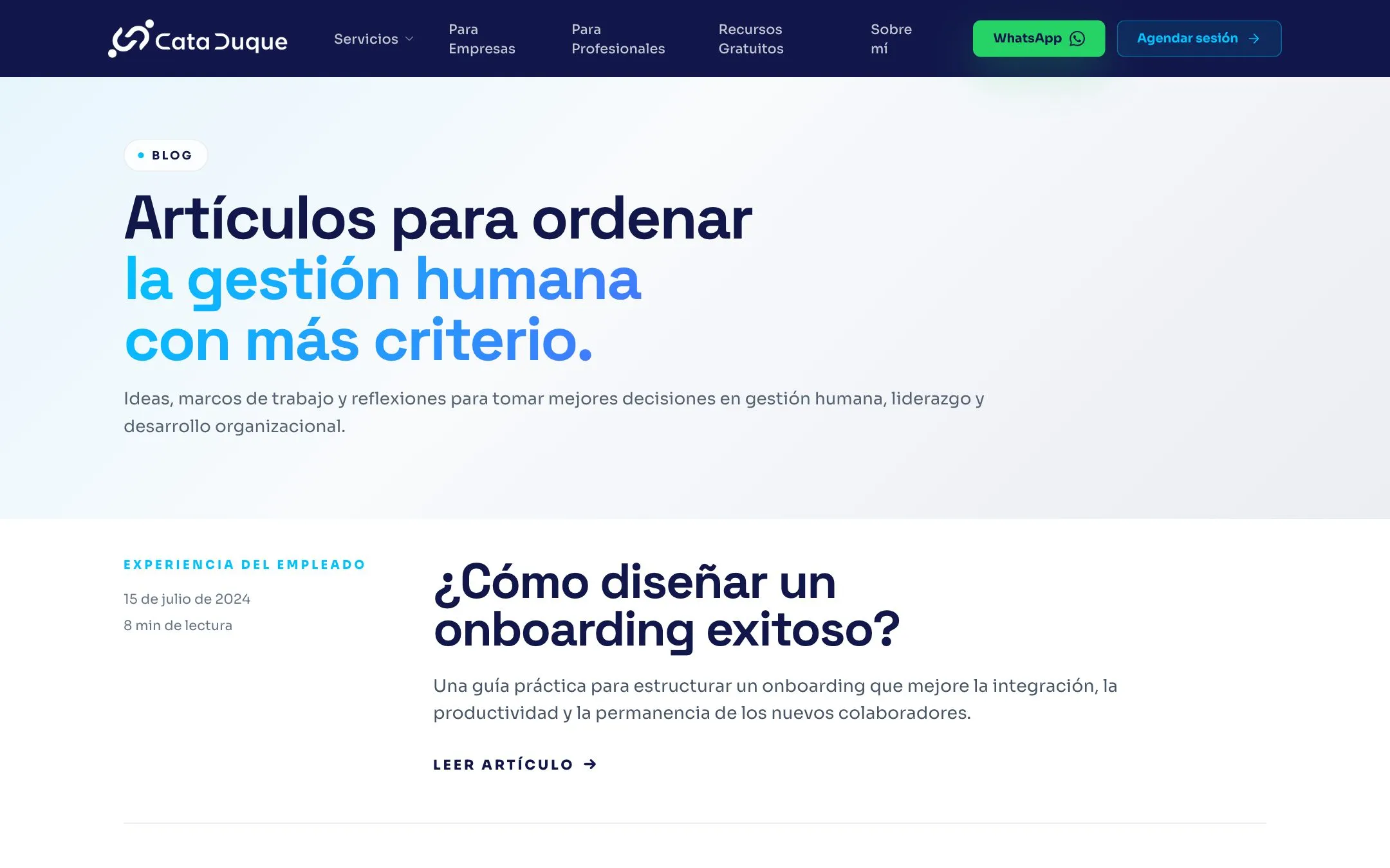 Índice del blog de Cata Duque