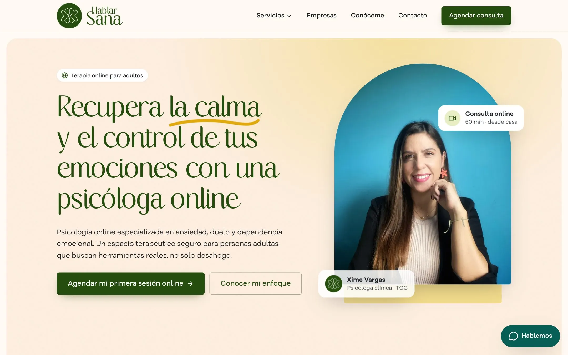 Portada de Hablar Sana